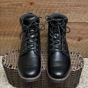 Goodfellow & Co Men's Jeffrey Combat Boots Black Size 10 1/2